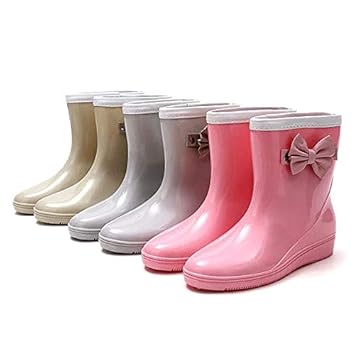 comfortable short rain boots