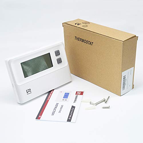 Nonprogrammable Thermostat, Heat Pump Thermostat 24 Volt with Backlit