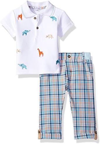 Quiltex Baby Boys' 2 Piece Playwear Sets, Multipack, 3/6