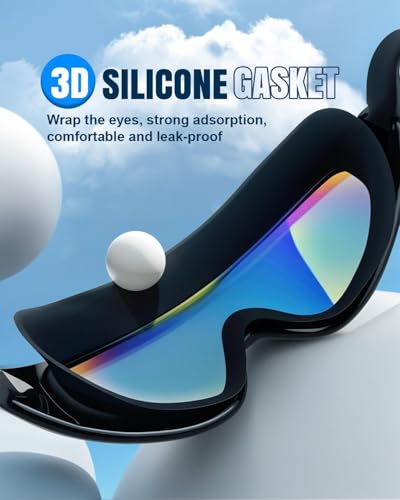 Swim Goggles 2 Pack, Wide View Anti Fog & UV Swimming Goggles for Audlt, No Leaking Summer Gifts for Men Women