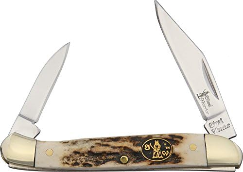 Dianova FSW216DS Little Copperhead Deer Stag Tactical Folding Knives