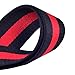 Wide Shoulder Strap Adjustable Replacement Belt Guitar Style Cross body Handbag Purse Strap (Silver Hook-Black red Black)
