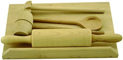 Schopper Noodle Wooden Board Garnish Set (5-Piece)