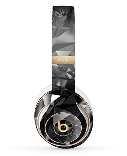 Black 3D Diamond SurBlack 3D Diamond Surface DesignSkinz Full-Body Skin Kit for The Beats by Dre Studio 3 or 2 Remastered Wireless Headphones/Ultra-Thin Protective Skin Wrap (Headphones NOT Included