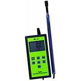 TPI 565C1 Digital Anemometer with Hot-Wire Probe, 0.2 to 20 m/s Velocity, -20 to +80° C Temperature