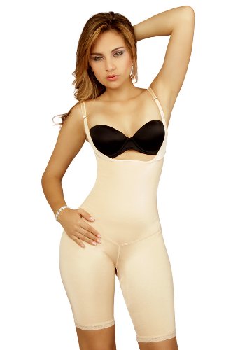 Vedette Womens Shapewear 104 Stephanie Full Body Shaper (L (38), Nude)