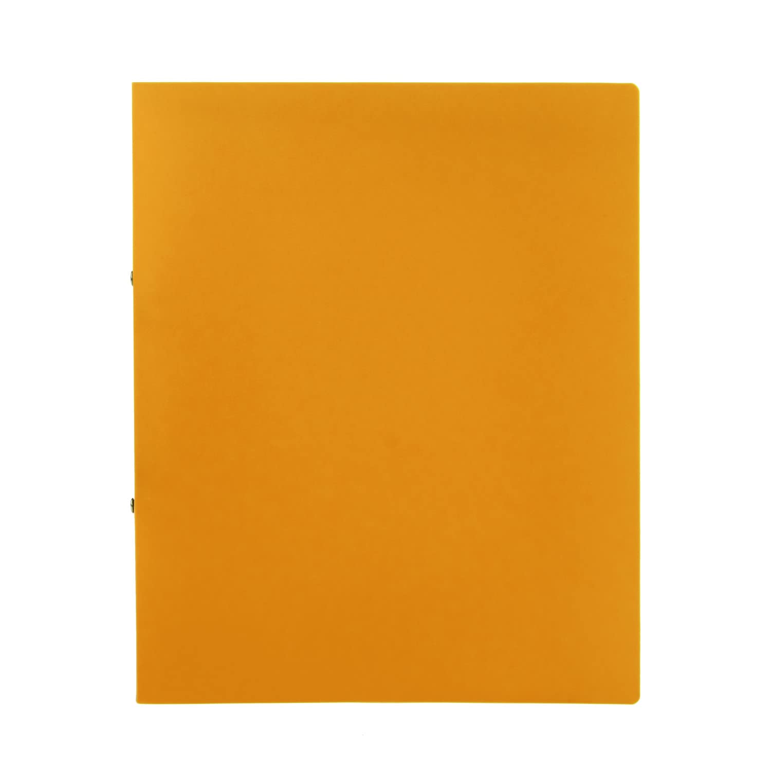 Idena 10436 Ring Binder in DIN A4 Format, 2-Ring Mechanism with 16 mm Diameter, 20 mm Spine Width, Orange, Pack of 1