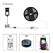 Novostella Smart RGB LED Strip Lights Kit, 20ft Wireless Color Changing 5050 LEDs, RF Remote Dimmable 12V Non-Waterproof LED Tape for Home Lighting Bar, Working with Alexa Goolge Assistant, UL Listed