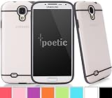 Samsung Galaxy S4 Case - Poetic Samsung Galaxy S4 Case [Atmosphere Series] - [Lightweight] [Slim-Fit] Slim-Fit Tranparent Hybrid Case for Samsung Galaxy S4 Clear/Gray (3 Year Manufacturer Warranty From Poetic)