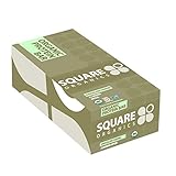 Squarebar Organic Protein Bar Chocolate coated Almond spice, 1.7-ounce Bars (Pack of 12)