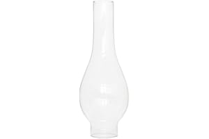 GXFCCYXT 2 Inch × 9 1/3 Inch Oil Lamp Chimney Clear Globe Replacement for Vintage and Antique Style Lamps