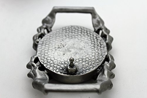 TFJ Men Women 3D Fashion Strong Belt Buckle Silver Heavy Metal Skull Eagle Claws