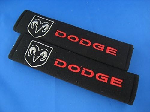 New Car Seat Belt Covers Shoulder Pads Pair for Select Brands (Dodge)