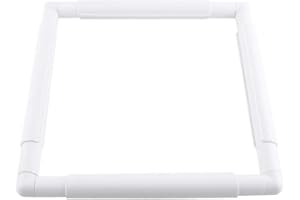 Cross Stitch Frame, Quilting Frame Square Rectangle Plastic Clip Holder Frame Cross Stitch Supplies for Embroidery Cross Stit