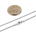 Jstyle Jewelry 1MM Stainless Steel Chain Necklaces for Women Box Link, 22 Inch