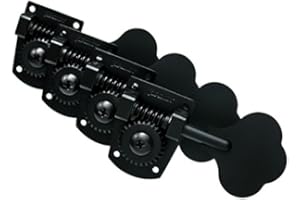 Hipshot HB7 Bass Guitar Tuners for MIM Fender Bass, Black