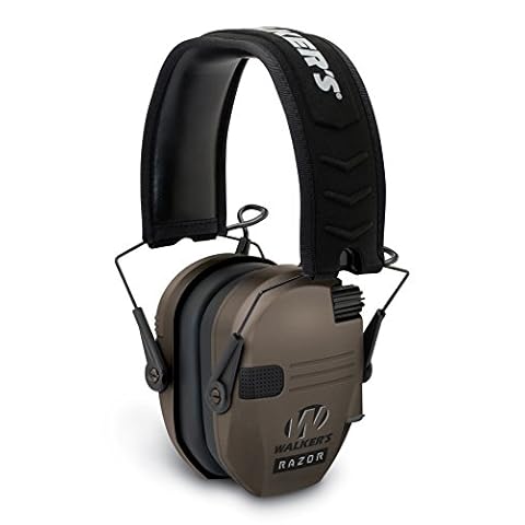 Walker’s Razor Slim Electronic Hearing Protection Muffs with Sound