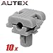 PartsSquare 10pcs Fender Liner Fastener Rivet Auto Body Push Clips Retainer Fastener Nut Compatible with Chevrolet Buick Cadillac Ford GMC Oldsmobile Pontiac