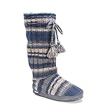 Muk Luks Women's Tall Fleece-Lined Slipper Boot