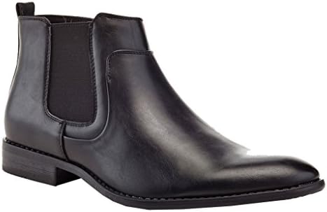Franco Vanucci Formal Men's Zip up Ankle Chelsea Casual Lace up Dress Boots