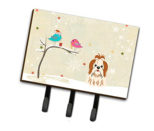 Caroline's Treasures BB2559TH68 Between Friends Shih Tzu Red White Leash or Key…