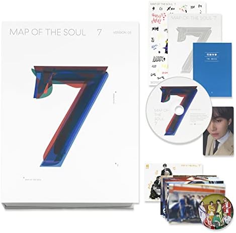 BTS Album - MAP OF SOUL : 7 [ 4 ver. ] Package + Photo Book +