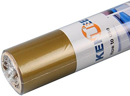 HTV Vinyl Rolls Rich Gold Iron on Heat Transfer for T-shirt 15"x3' Kenteer