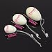 ELEGIANT Set of 3 Natural White Jade Egg for Kegel Exercise Pelvic Floor Muscles Vaginal Exercise Yoni Egg Ben Wa Ball Health Care for women gift
