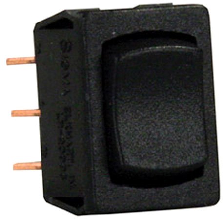 JR Products 13335 Black SPDT Mini On/Off/On Switch
