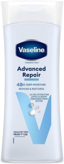 3 x Vaseline Intensive Care Advanced Repair Body Lotion Sensitive Skin 400ml