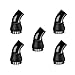 McCulloch A1230-005 Nylon Utility Brush (5 Pack), Designed for Scrubbing Tough Stains, Works with Select McCulloch Steamer Models, Perfect for Use on Carpet, Tile, Grouting, and More