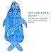 Gimilife Funny Dog Cat Shark Costumes, Pet Halloween Christmas Cosplay Dress, Halloween pet Costumes Pet Pajamas Clothes Hoodie Coat Puppy Winter Coat for Small Medium Large Dogs and Cats