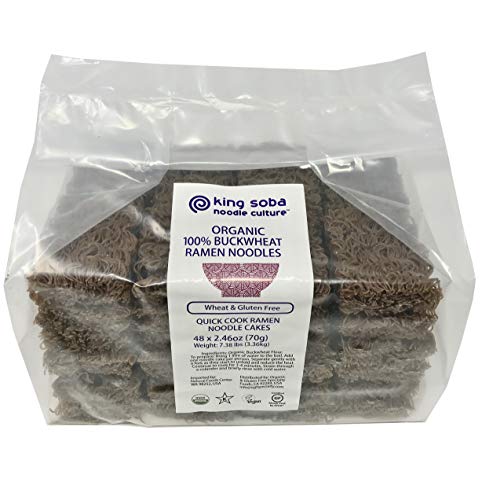 King Soba 100% Buckwheat Ramen Noodles 7.38LB Bulk, Organic & Gluten Free