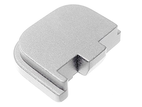 for Glock Back Plate 42 G42 .380 ONLY Silver NDZ - Lacrosse Sticks Crossed