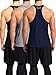 Neleus Men's 3 Pack Workout Tank Top Sleeveless Dri Fit Gym Shirt