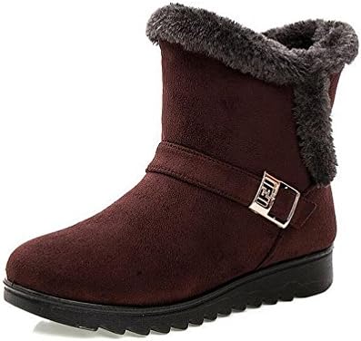 Superpark Snow Boots Color Black Women Shoes Plus Size (6, Brown)