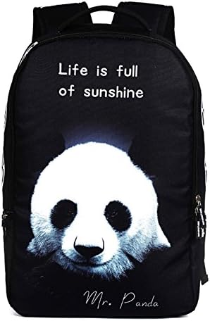 AIZHE Kids' Book Backpacks Children's Schoolbag Teenager 3D Cartoon School Bookbag And Colorful Travel Daypack(Panda)