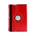 360 Degree Multi Angle Rotating Cover Case for Samsung Galaxy Note 10.1 inch Tablet N8000/N8013/SCH-i925 By Sheath™ (Red)