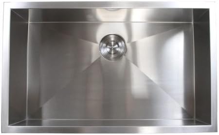 30" X 18" Single Bowl Undermount Kitchen Sink