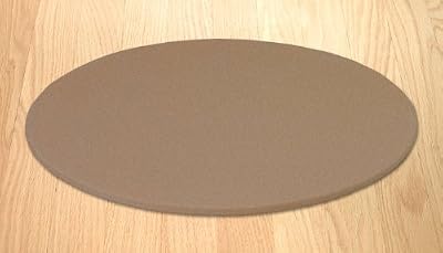 Rada Cutlery Stoneware Round Pizza Baking Stone, 15 Inch, Made in USA