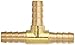 Dixon 179-0606 Brass Hose Splicer Fitting, Tee, 3/8