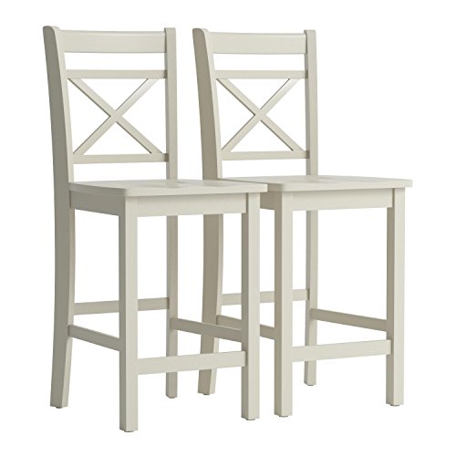 ACME Furniture Tartys Counter Height Chair (Set of 2), Cream - Thumbnail 5