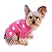 Stinky G French Pink Polka Dot Dog Pet Sweater with Rolled Neckline #08 - XS