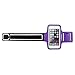 Sports Running Armband, Evershow iPhone 7/6s/6/8/ (5.0 inch) Armband, Sweatproof (with Reflective Strap + Headphone Jack + Key Holder) Adjustable for Jogging, Gym, Cycling, Biking, Hiking (Purple)