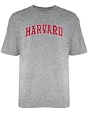 NCAA Harvard Crimson Licensed T-Shirt, Medium, Dark Ash