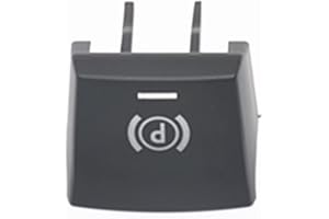 achard Parking Brake Button Switch P Button Cover Hand Brake P Decoration Cover Sticker for 5 Series, 6 Series X3/X4 F10 F11 F18 F06 F12 F13 F25 F26 2009-2013 61312822518