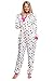 Body Candy Womens Adult Onesie Adorable Microfleece Hooded One Piece Pajama
