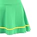 Women's Musical Uniform Fancy Dress Cheerleader Costume Outfit (Green)
