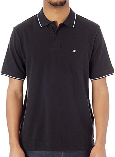 Levis Skateboarding Jet Black Ss Polo Shirt (L, Black)