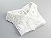 Joyci Women's Embroidery Lace Flower Fake Collar Shirt Collar White